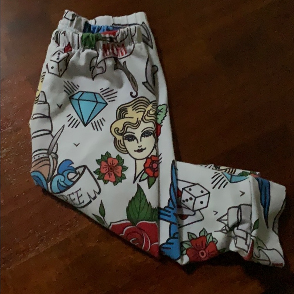 Sailor Tattoo print leggings